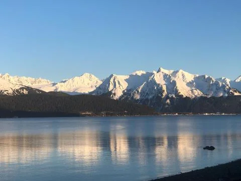 Alaska during the winter Stock Photos