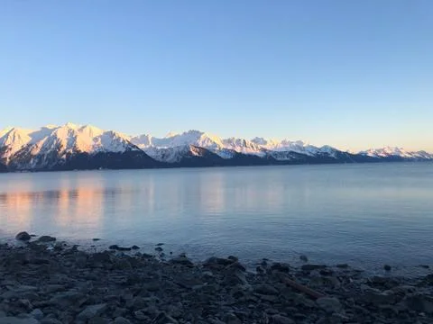 Alaska during the winter Stock Photos
