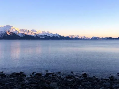 Alaska during the winter Stock Photos