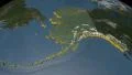 Alaska extruded. Blue Marble. 4k or 4k+ Resolution