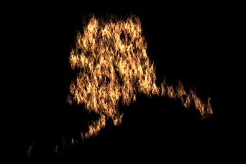 Alaska on Fire Stock Footage 728157