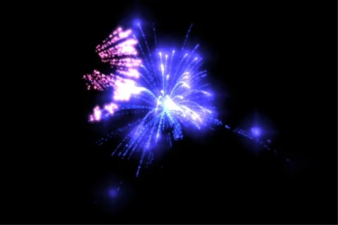 Alaska Fireworks Stock Footage 718639