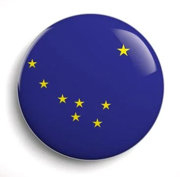 Alaska flag Stock Illustration