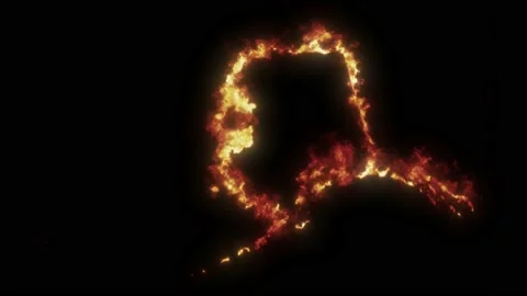 Alaska in Flames Stock Footage 201228749