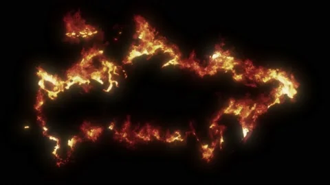 Alaska in Flames Stock Footage 202285882