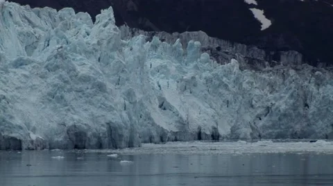 Alaska Glacier Ice wall Stock Footage 46112868