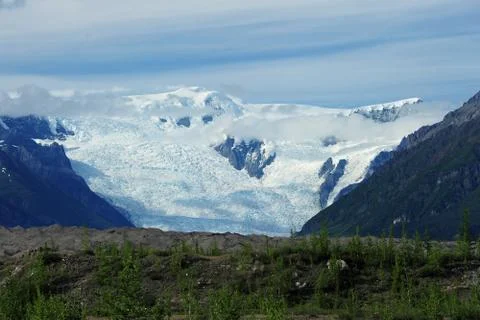 Alaska glacier Stock Photos