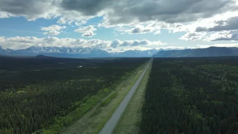 Alaska Highways Stock Footage 289476925
