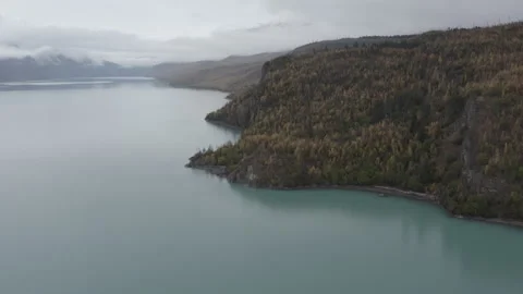 Alaska Lake Fall 06 Video stock 321705342