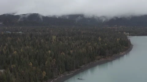 Alaska Lake Fall 08 Video stock 321705387