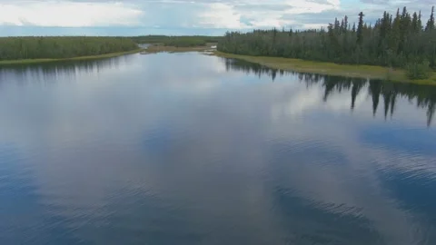 Alaska Lake Video stock 208793235
