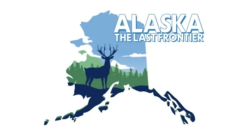 Alaska the last frontier with beautiful views Stock Footage 321508674