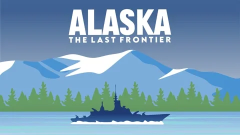 Alaska the last frontier with beautiful views 스톡 동영상 321508676