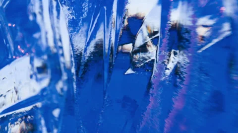 Alaska, Macro Time-lapse of Ice, Day to Night #2 Stock Footage 36272598