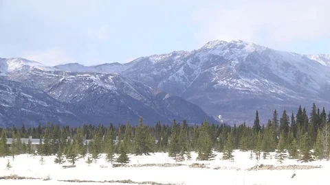 Alaska Mountain Range Stock Footage 77135339