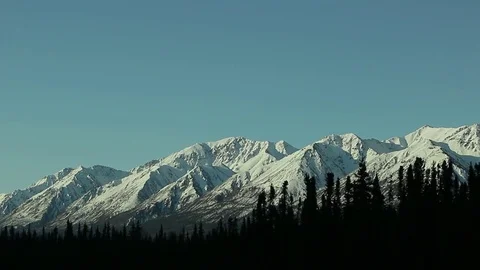 Alaska mountain range Stock Footage 79012675