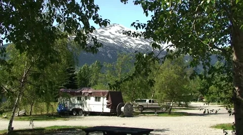Alaska Mountain Scenery Video stock 49012614