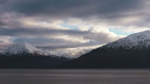 Alaska mountain time lapse 2 Stock Footage 83185765