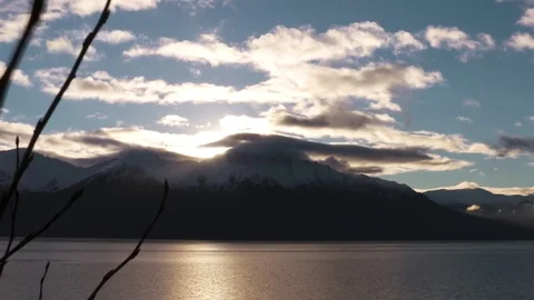 Alaska mountain time lapse 3 Stock Footage 83185773