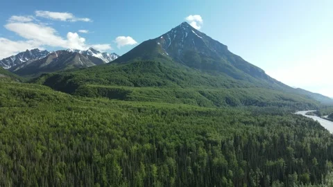 Alaska Mountains Stock Footage 289476963