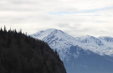 Alaska Mountains Stock Photos