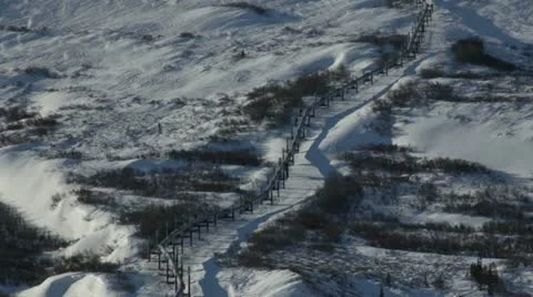 Alaska Pipeline HD Vídeo Stock 10883272