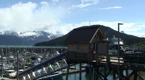 Alaska port Stock Footage 44190998