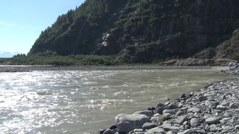 Alaska River Stock Footage 85364047