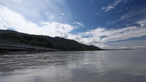 Alaska River - Knik Arm Video stock 111287671