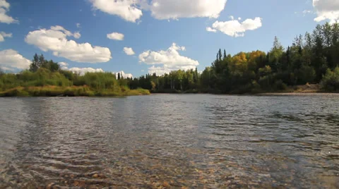 Alaska River Water Stock Footage 38779132