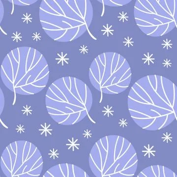 ALASKA SKETCH Winter Seamless Pattern Vector Illustration Stock Illustration