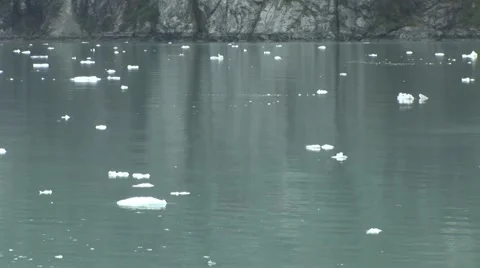 Alaska slow Ice flow Video stock 51428871