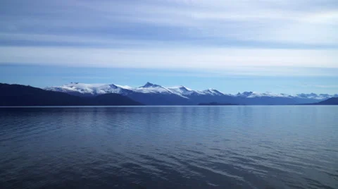 Alaska Snow Capped Mountains of Inside Passage Vidéo 64274842