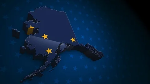 Alaska State Election Background 01 Stock Footage 124620822