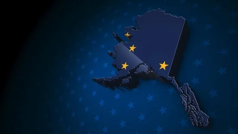 Alaska State Election Background 02 Stockbeeldmateriaal 124620962