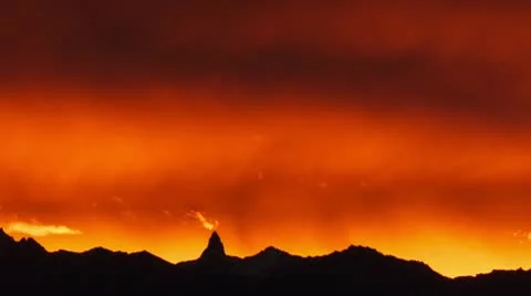 Alaska Sunrise Stock Footage 8987991
