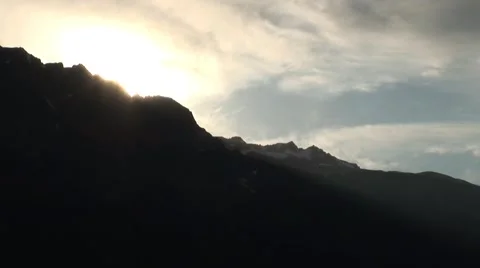 Alaska Sunset Video stock 44193318