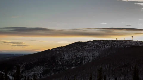 Alaska, Sunset on Mount Aurora Stock Footage 36272120