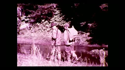 Alaska tracking game 1937 Stock Footage 12672164