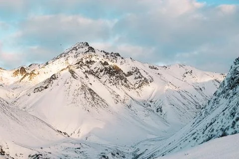 Alaska Winter - 2017 库存照片