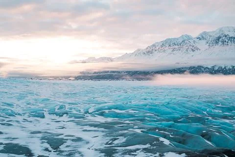 Alaska Winter - 2017 库存照片