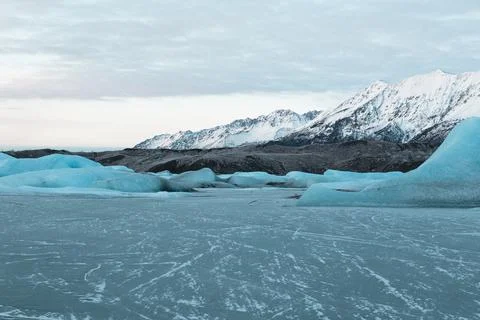 Alaska Winter - 2017 库存照片