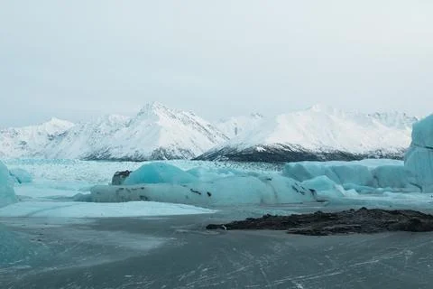 Alaska Winter - 2017 库存照片