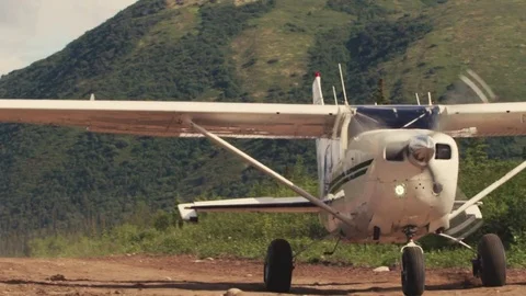 Alaskan Bush Plane Stock Footage 73782411