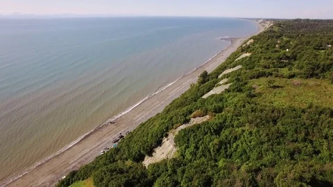 Alaskan coastline Stock Footage 70334933