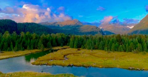 Alaskan fall Stock Photos