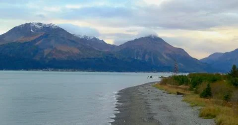 Alaskan fall 스톡 사진