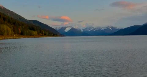 Alaskan fall 스톡 사진