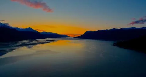 Alaskan fall Foto stock