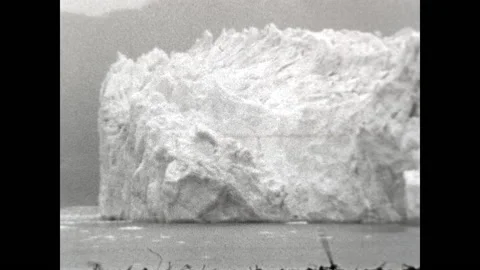 Alaskan Glacier 1937 Stock Footage 201308719